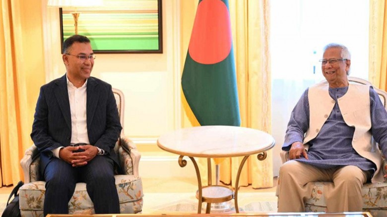 ড. ইউনূসের সঙ্গে কী আলাপ হয়েছিল, জানালেন তারেক রহমান