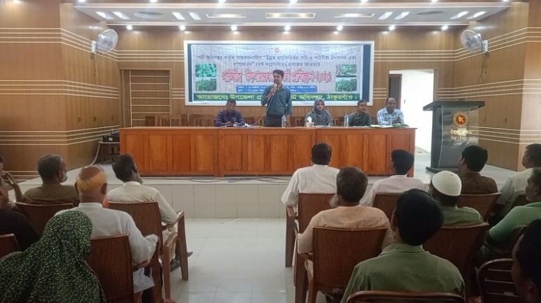 পীরগঞ্জে পাটবীজ উৎপাদনকারী চাষীদের প্রশিক্ষণ কর্মশ...