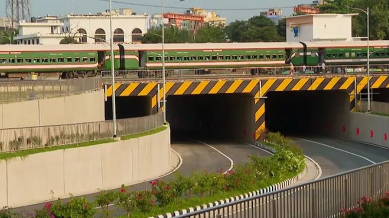 যানবাহন চলাচলের জন্য চালু হলো টিটিপাড়া আন্ডারপাস...