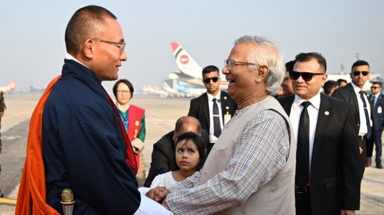 ঢাকায় পৌঁছেছেন ভুটানের প্রধানমন্ত্রী শেরিং টোবগে...