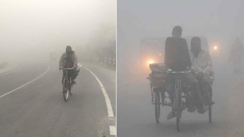 ঘন কুয়াশা ও ঠান্ডায় বিপর্যস্ত কুড়িগ্রামের জনজীবন...