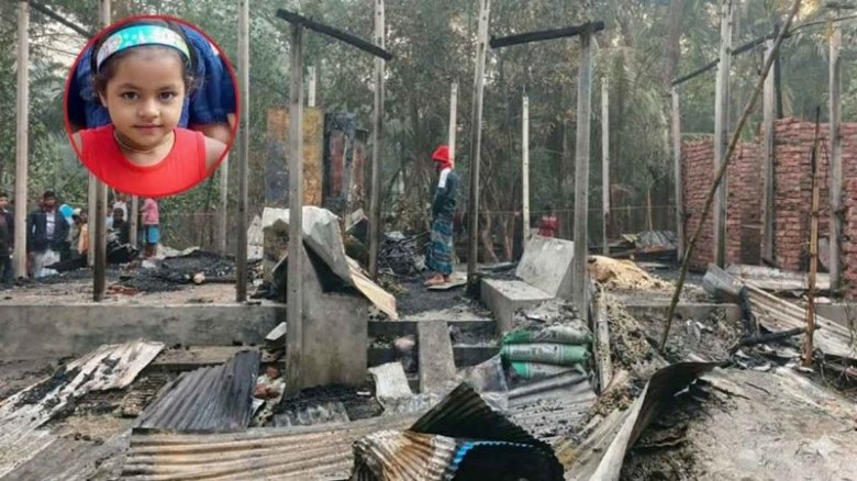 তালা লাগিয়ে বিএনপি নেতার ঘরে আগুন, প্রাণ গেলো ঘুমন...
