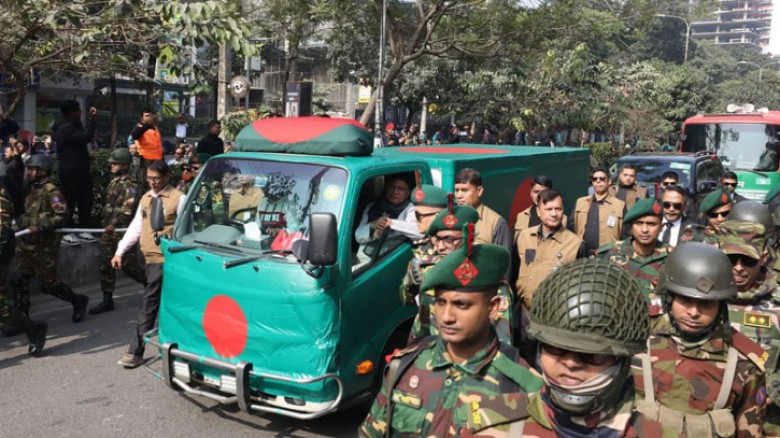 মানিক মিয়া অ্যাভিনিউতে খালেদা জিয়ার মরদেহ...