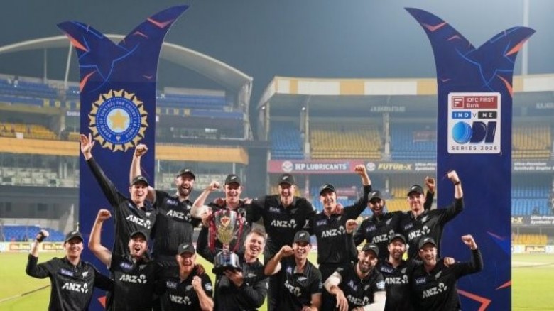 ভারতের মাটিতে প্রথমবার ওয়ানডে সিরিজ জিতলো নিউজিল্যান্ড
