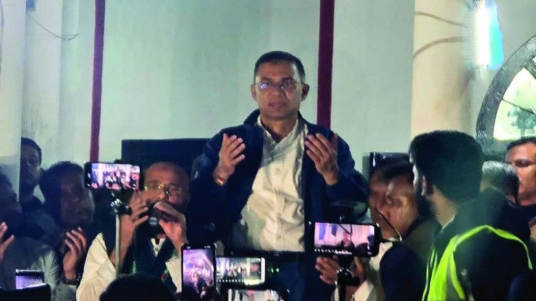 শ্বশুরবাড়ি থেকে ধানের শীষের প্রচারণা শুরু করলেন তা...