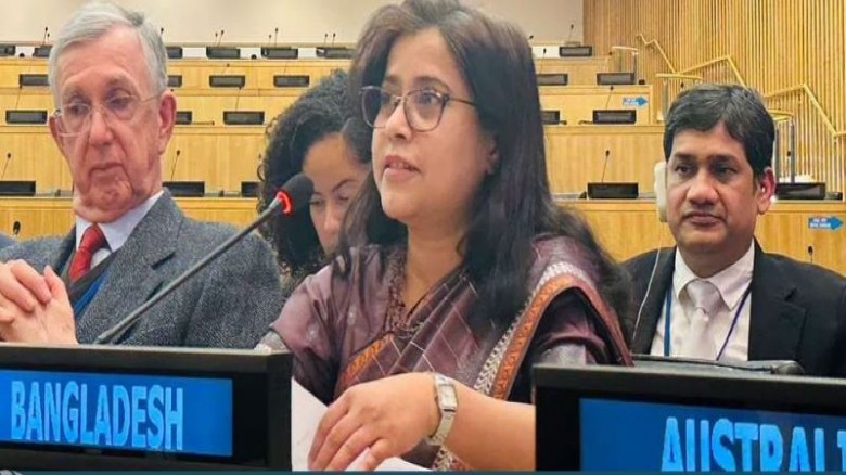 জাতিসংঘ শান্তি বিনির্মাণ কমিশনের সহ-সভাপতি বাংলাদে...